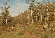 Frederick Mccubbin Hillside Macedon oil on canvas